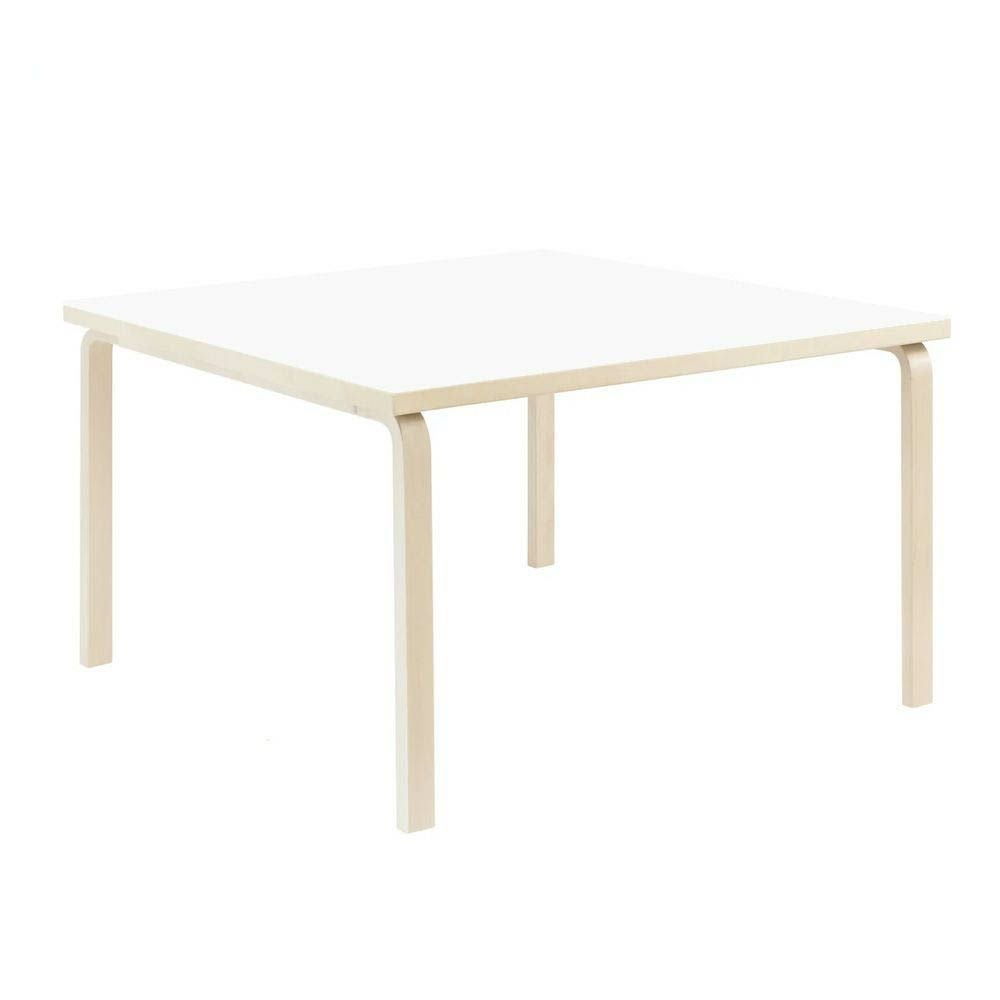 Artek アルテック TABLE 84 テーブル 84 サイズ：120×120cm 厚み 4cm 4本脚 カラー：３色 デザイン：アルヴァ・アアルト