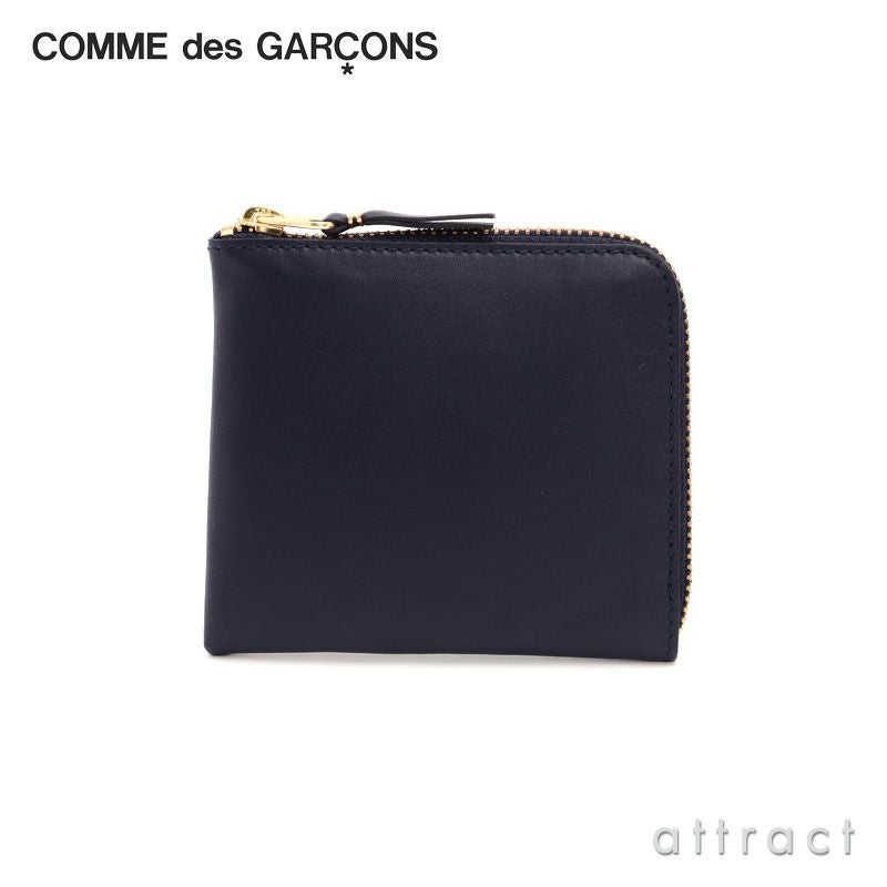 Comme des Garcons コム デ ギャルソン Pocket ポケット Wallets ウォレット Classic クラシック Classic Leather Line L字ジップ ウォレット コインケース 財布 （SA 3100）