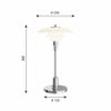 ouis Poulsen ルイスポールセン PH 2/1 Portable Table ポータブル テーブルランプ スタンドライト Φ200mm カラー：シルヴァー・クローム