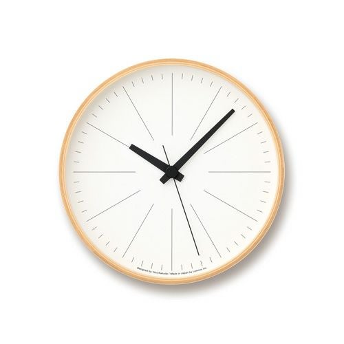 Lemnos レムノス Lines Clock ラインの時計 PLY YK21-13 ウォール