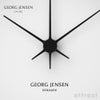 GEORG JENSEN ジョージ・ジェンセン Koppel コッペル ウォールクロック 10cm 壁掛け時計 カラー：シルバー×ホワイト デザイン：ヘニング・コッペル
