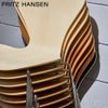 FRITZ HANSEN フリッツ・ハンセン SERIES 7 セブンチェア 3107 チェア ナチュラルウッド カラー：ウォルナット ベースカラー：ブラウンブロンズ粉体塗装 デザイン：アルネ・ヤコブセン