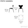 FRITZ HANSEN フリッツ・ハンセン GRAND PRIX CHILDREN'S CHAIR グランプリチェア 子供用チェア 3130 カラードアッシュ カラー：ワイルドローズ ベースカラー：クローム仕上げ デザイン：アルネ・ヤコブセン