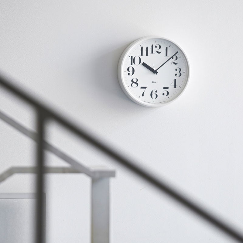 Lemnos レムノス RIKI STEEL CLOCK リキ スチールクロック WR08-25 ウォールクロック 壁掛け時計 Φ204mm