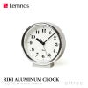 Lemnos レムノス RIKI ALUMINUM CLOCK リキ アルミニウムクロック WR06-29 置き時計 壁掛け時計