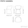 FRITZ HANSEN フリッツ・ハンセン MONOLIT モノリット CM220 ダイニングチェア パイピングなしモデル