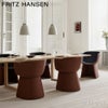 FRITZ HANSEN フリッツ・ハンセン MONOLIT モノリット CM221 ダイニングチェア レザーパイピングありモデル