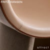 FRITZ HANSEN フリッツ・ハンセン MONOLIT モノリット CM231 ラウンジチェア レザーパイピングありモデル