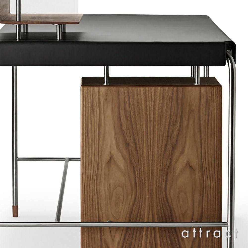 Carl Hansen & Son カール・ハンセン＆サン AJ52 デスク Society Table ソサエティテーブル サイズ：W140cm 天板レザー：2色 ウォルナット (オイルフィニッシュ) デザイン：アルネ・ヤコブセン
