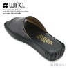 WINCL ウィンクル Leather Slippers レザースリッパ ステア革 本革スリッパ 前あきタイプ カラー：2色 （男性用 27サイズ・約26.0～27.0cm）