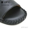 WINCL ウィンクル Leather Slippers レザースリッパ ステア革 本革スリッパ 前あきタイプ カラー：2色 （男性用 27サイズ・約26.0～27.0cm）