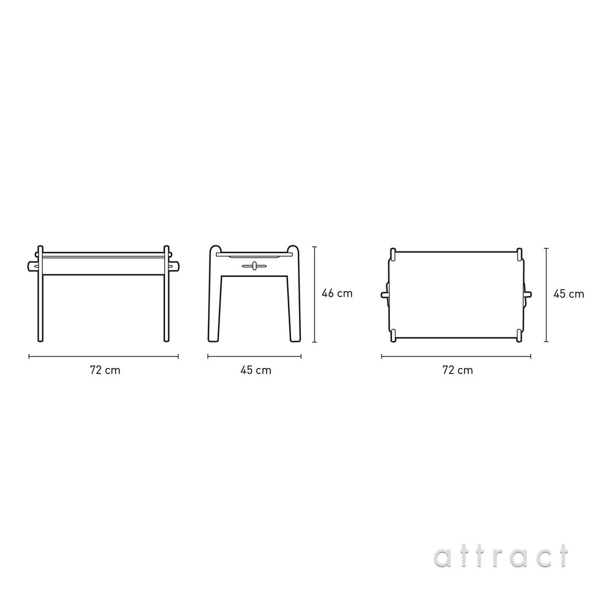 Carl Hansen & Son カール・ハンセン＆サン CH411 Peter's Table ピーターズ テーブル チルドレン 子供用 デスク ビーチ（無塗装） デザイン：ハンス・J・ウェグナー