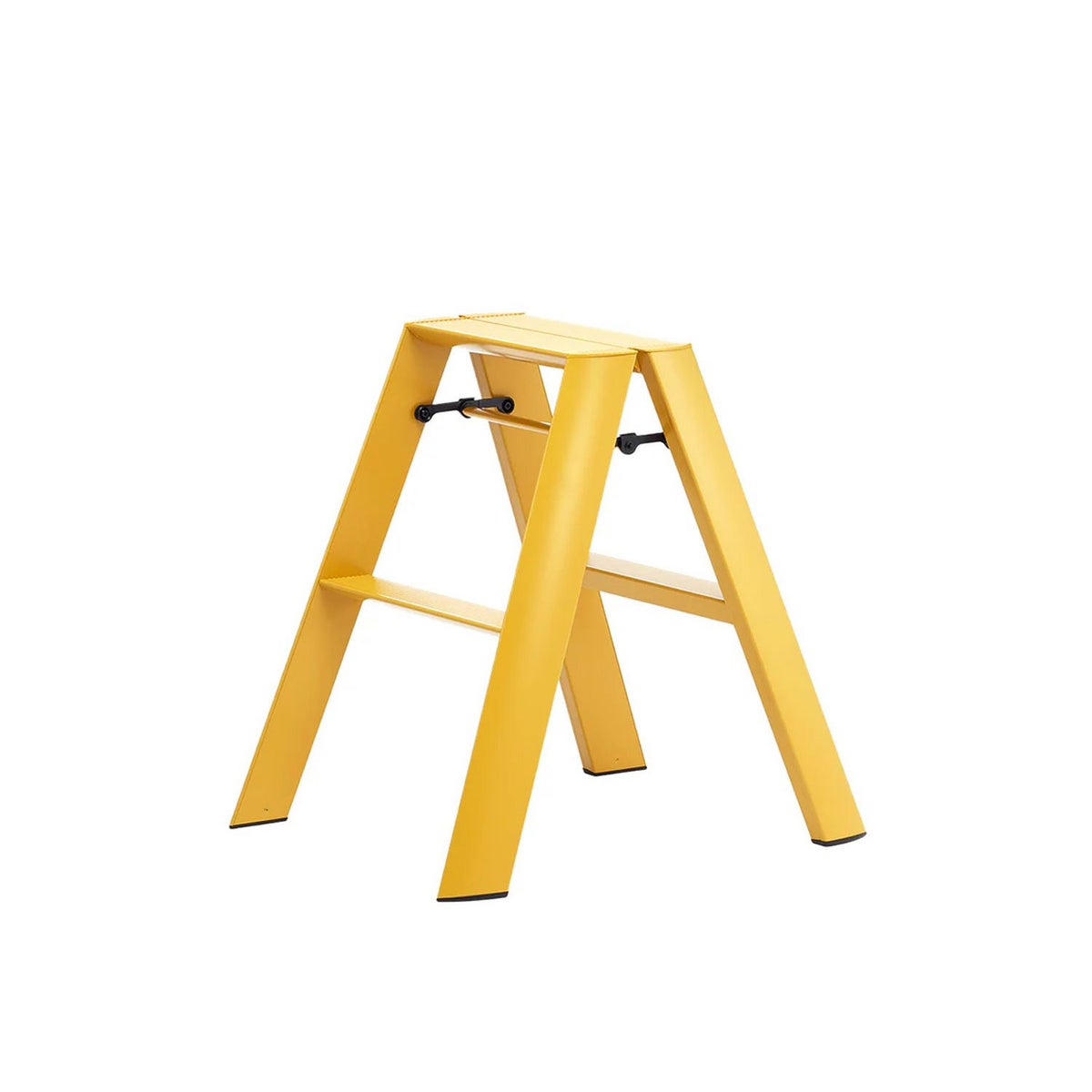 METAPHYS メタフィス lucano ルカーノ 94010 2-Step Step Stool 2段 脚立 カラー：4色 デザイン：ムラタ チアキ （ワンタッチバー機能付）