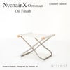 Nychair X Ottoman Oil Finish ニーチェアエックス オットマン オイルフィニッシュ チェア 折りたたみ椅子 木部：ビーチ材 シートカラー：3色 デザイン：新居 猛