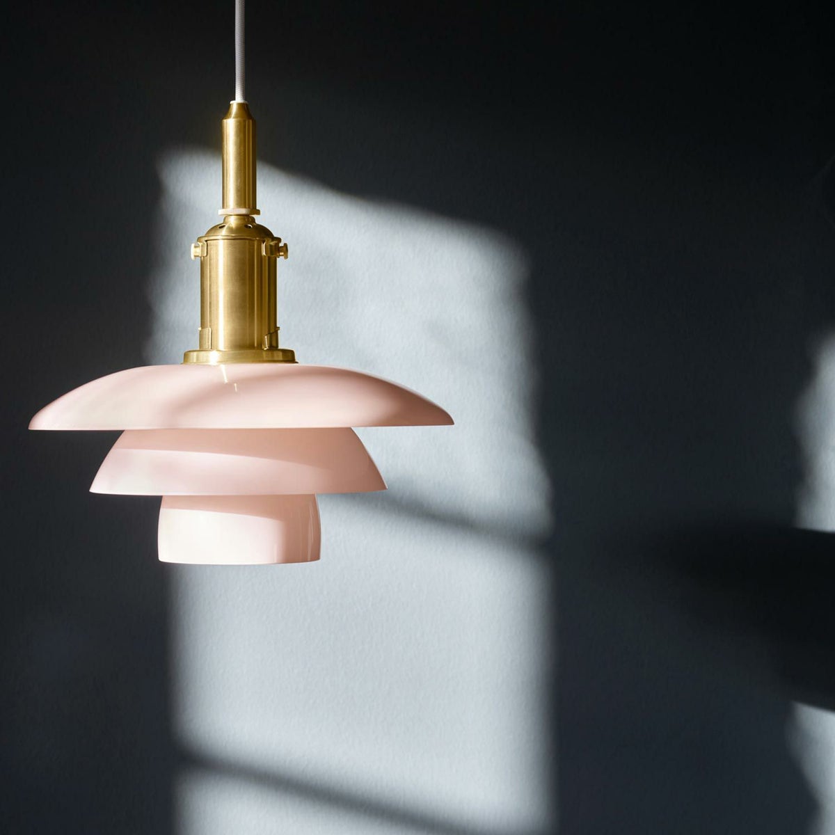 Louis Poulsen ルイスポールセン PH 3/3 Pendant ペンダントライト Φ285mm カラー：ペール・ローズ （真鍮 無塗装・ブラス） ポール・ヘニングセン