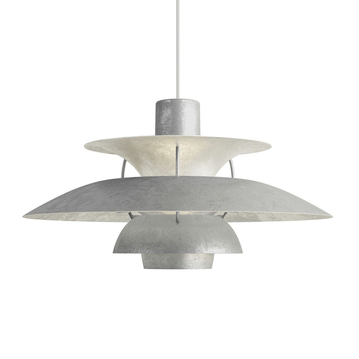 Louis Poulsen ルイスポールセン PH 5 Retake PH 5 リテイク ペンダントライト Φ500mm 塗装剥離 アルミニウム 生地 ポール・ヘニングセン