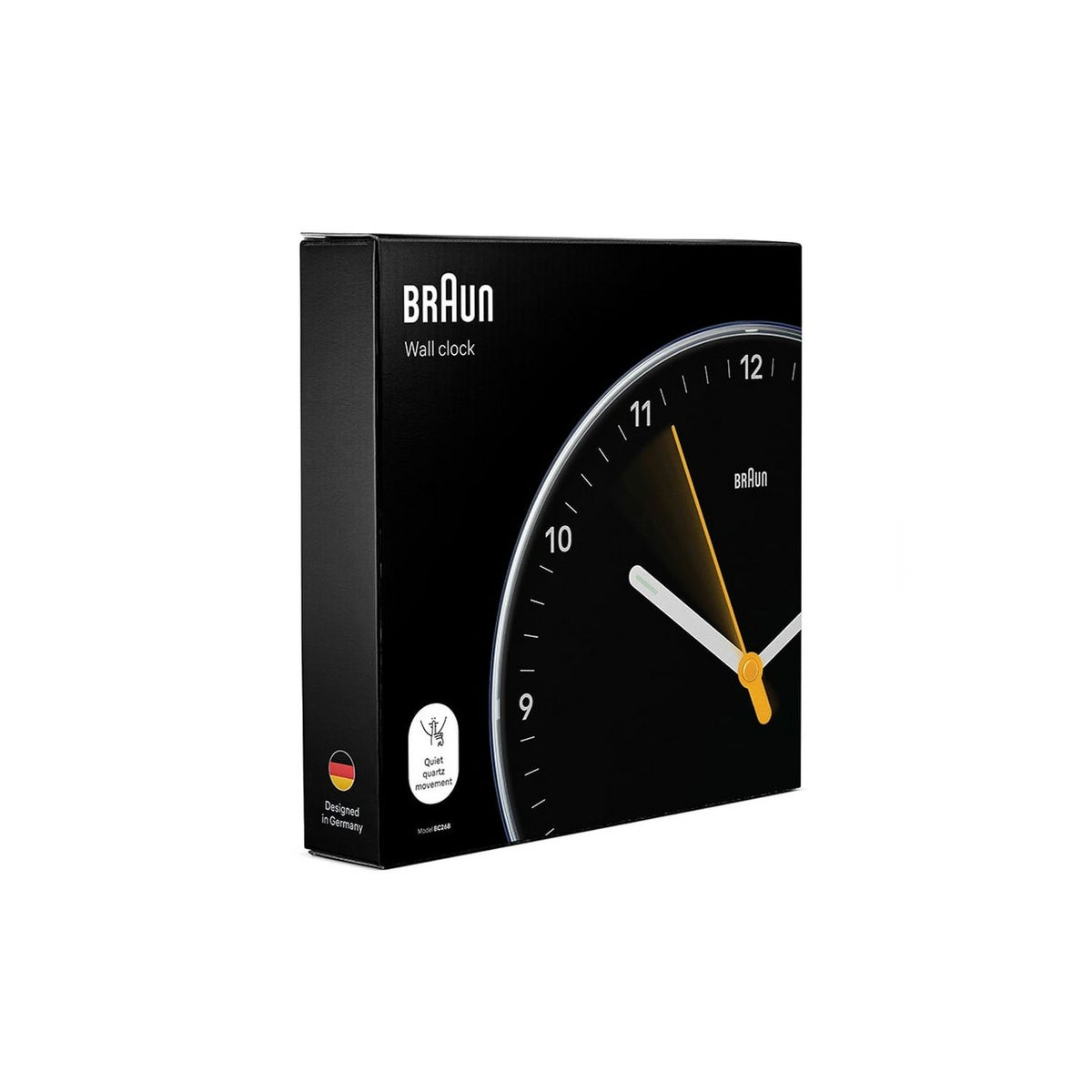 BRAUN ブラウン Wall Clock ウォールクロック 壁掛け時計 BC26 サイズ：Φ23cm カラー：2色 デザイン：デートリッヒ・ルブス