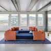 Vitra ヴィトラ Anagram Sofa アナグラム ソファ 2P 2シーター アルミニウムベース （カラー：3色） ファブリック：F80（Dumet デュメ） デザイン：パンター ＆ トゥーロン