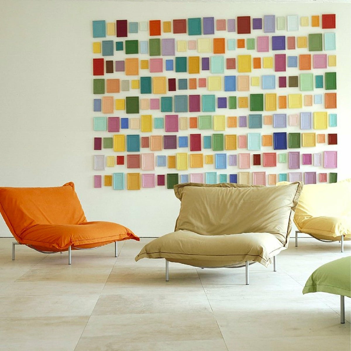 ligne roset リーン・ロゼ ROSETCalin type-1 ロゼカラン タイプ1 2P ソファ 2人掛け ファブリック：Lランク（ウルトラスエード HP） ベース：スチールレッグ カバーリングタイプ リクライニング付き デザイン：パスカル・ムールグ