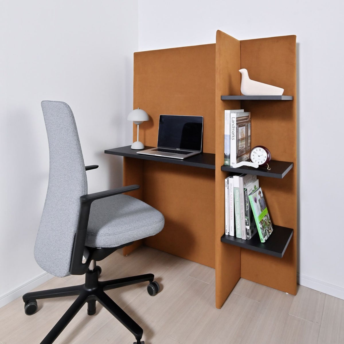 ligne roset リーン・ロゼ ROSETSoftwall ソフトウォール デスク スクリーン ファブリック：Lランク（ウルトラスエード HP） デザイン：ブセッティ・ガルティ・レダエリ