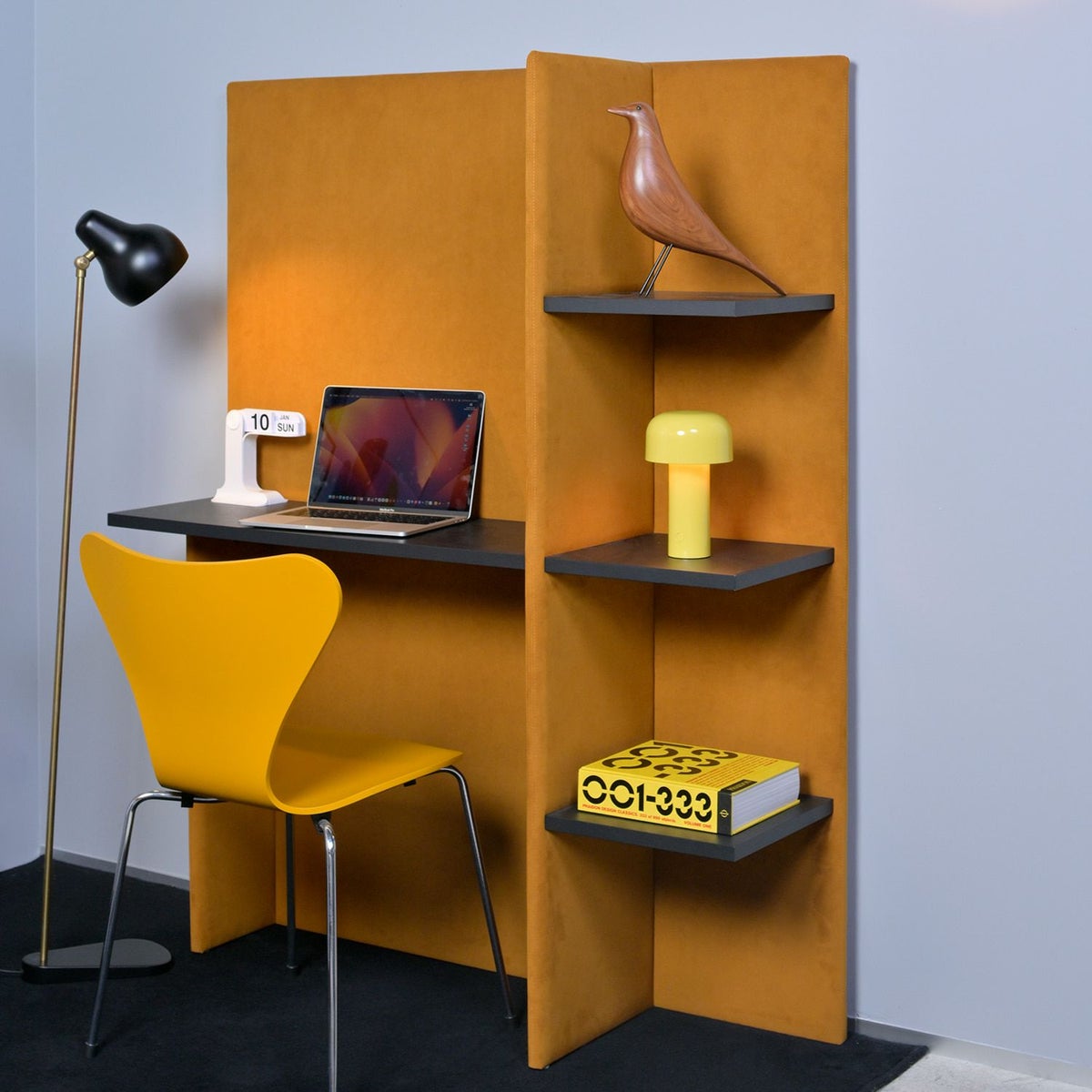 ligne roset リーン・ロゼ ROSETSoftwall ソフトウォール デスク スクリーン ファブリック：Lランク（ウルトラスエード HP） デザイン：ブセッティ・ガルティ・レダエリ