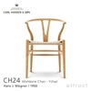 Carl Hansen & Son カール・ハンセン＆サン BA103 ダイニングテーブル Φ110cm ホワイトラミネート×オーク（オイルフィニッシュ） 1台 + CH24 Yチェア オーク （オイルフィニッシュ） 2脚 セット