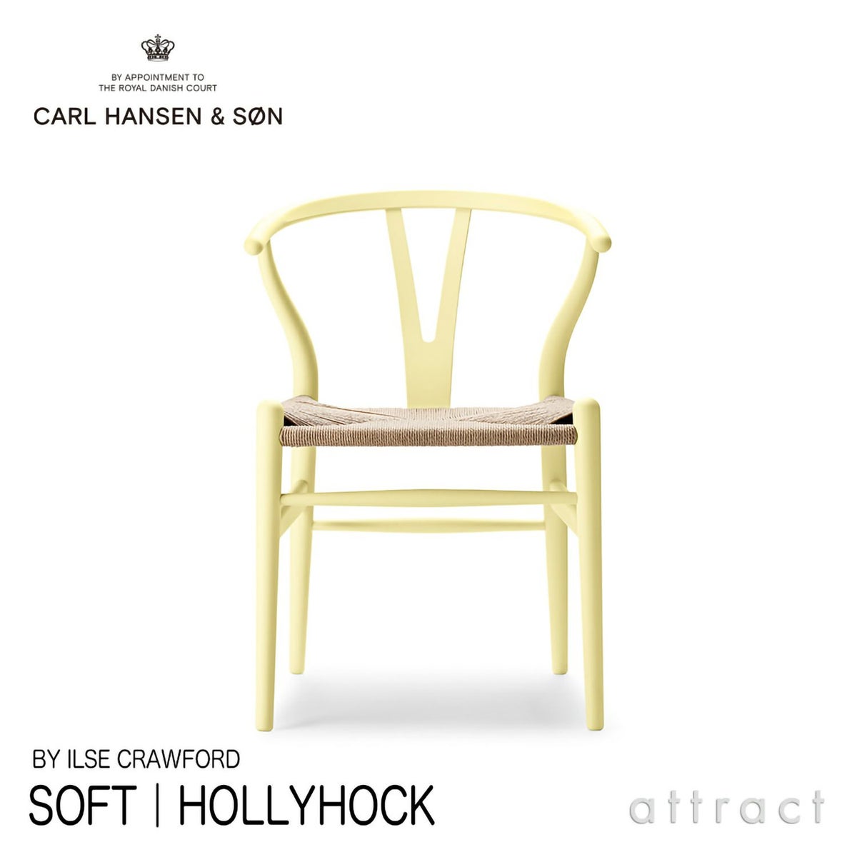 Carl Hansen & Son カール・ハンセン＆サン BA103 ダイニングテーブル Φ110cm ホワイトラミネート×オーク（オイルフィニッシュ） 1台 + CH24 Yチェア SOFT ビーチ （マット仕上げ） イルス・クロフォード ソフトカラー （全9色） 2脚 セット