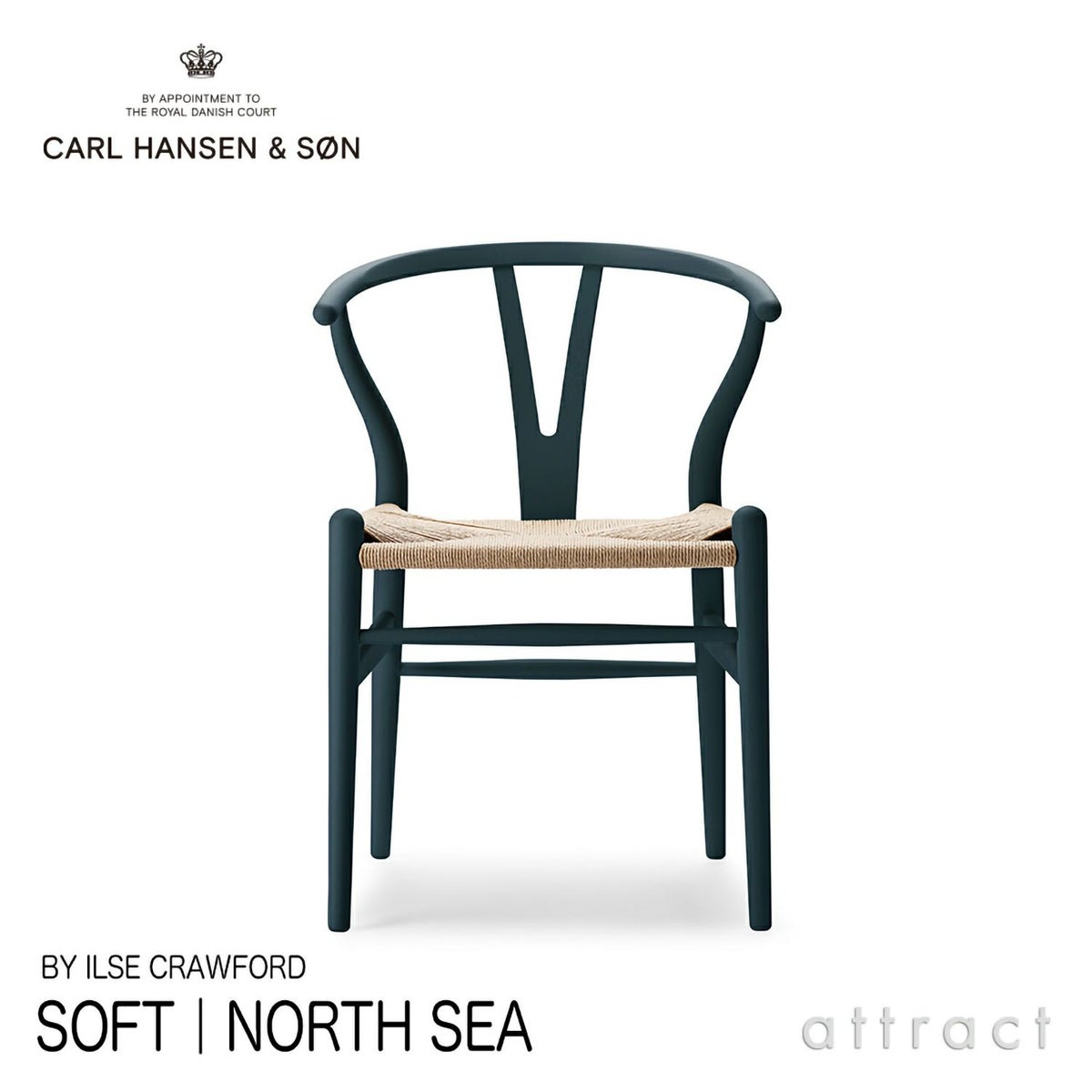 Carl Hansen & Son カール・ハンセン＆サン BA103 ダイニングテーブル Φ110cm ホワイトラミネート×オーク（オイルフィニッシュ） 1台 + CH24 Yチェア SOFT ビーチ （マット仕上げ） イルス・クロフォード ソフトカラー （全9色） 2脚 セット