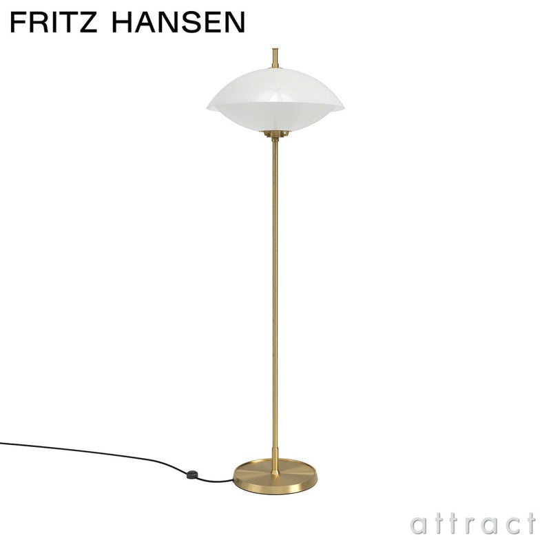 FRITZ HANSEN フリッツ・ハンセン CLAM FLOOR クラム フロアランプ カラー：オパールガラス デザイン：アーム＆ルンド