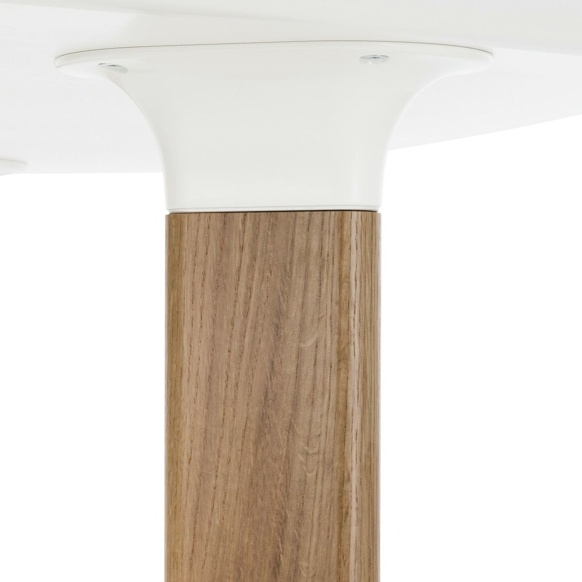 FRITZ HANSEN フリッツ・ハンセン ANALOG アナログテーブル JH93 ダイニングテーブル ラウンドテーブル Φ110cm カラー：ホワイトラミネート×オーク（ホワイトトランペット） デザイン：ハイメ・アジョン