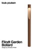 Louis Poulsen ルイスポールセン Flindt Garden Bollard フリント ガーデン ボラード ロング 2700K 屋外用 スパイク式 カラー：コールテン鋼色 デザイン：クリスチャン・フリント *電源ボックス含む