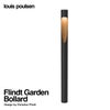 Louis Poulsen ルイスポールセン Flindt Garden Bollard フリント ガーデン ボラード ロング 2700K 屋外用 スパイク式 カラー：ブラック デザイン：クリスチャン・フリント *電源ボックス含む