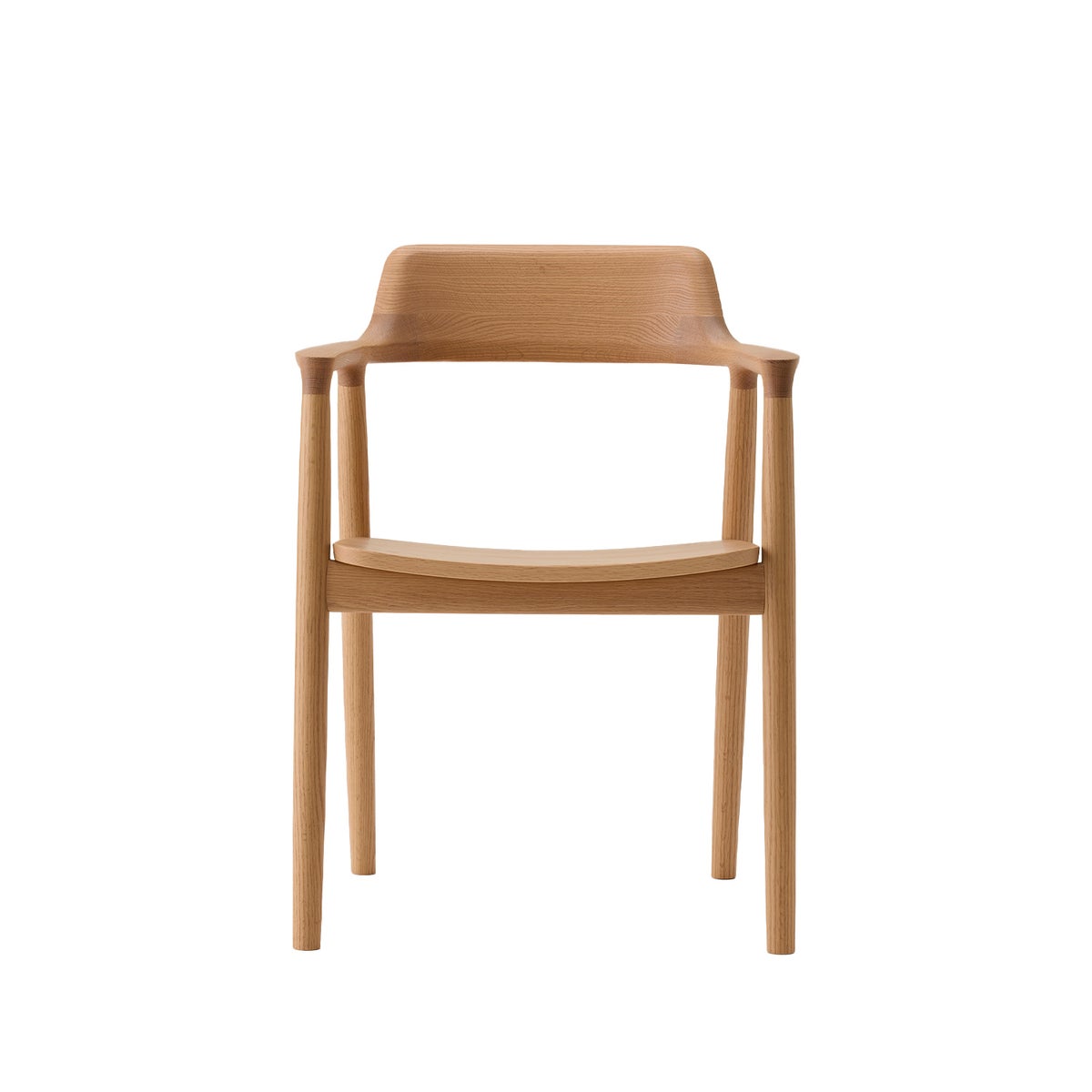 Maruni マルニ木工 MARUNI COLLECTION マルニコレクション HIROSHIMA ヒロシマ アームチェア オ－ク 板座 デザイン：深澤 直人