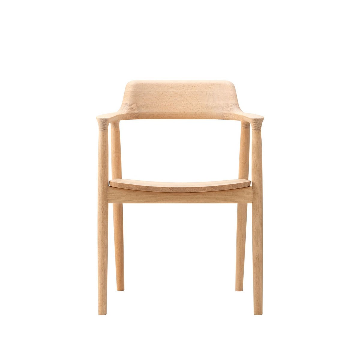 Maruni マルニ木工 MARUNI COLLECTION マルニコレクション HIROSHIMA ヒロシマ アームチェア レッドオ－ク 板座 デザイン：深澤 直人