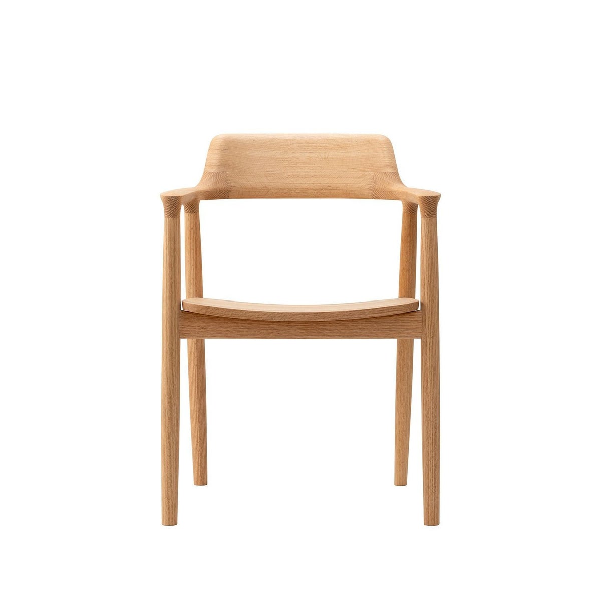 Maruni マルニ木工 MARUNI COLLECTION マルニコレクション HIROSHIMA ヒロシマ アームチェア オ－ク 板座 デザイン：深澤 直人