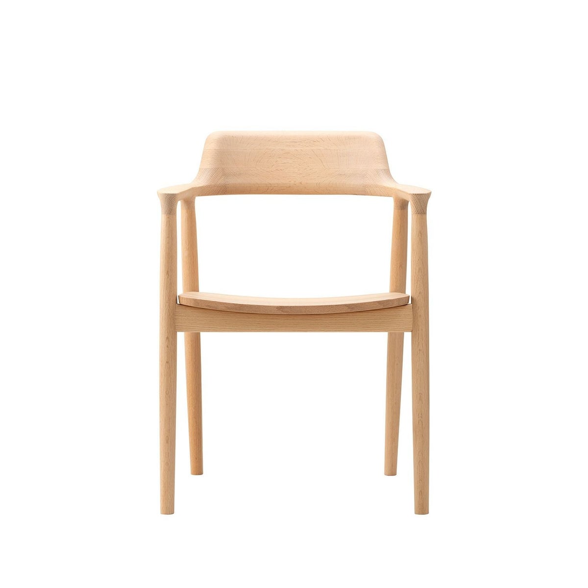 Maruni マルニ木工 MARUNI COLLECTION マルニコレクション HIROSHIMA ヒロシマ アームチェア オ－ク 板座 デザイン：深澤 直人