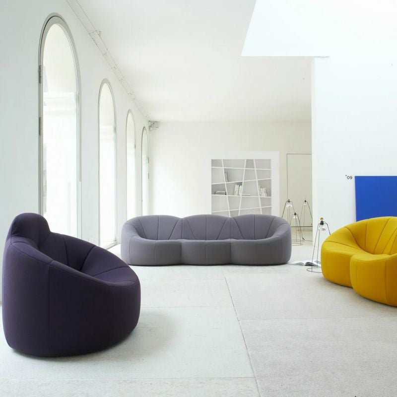 ligne roset リーン・ロゼ ROSETPumpkin ロゼパンプキン 1P ソファ 回転タイプ 1人掛け ファブリック：Lランク（アクアクリーン） デザイン：ピエール・ポラン