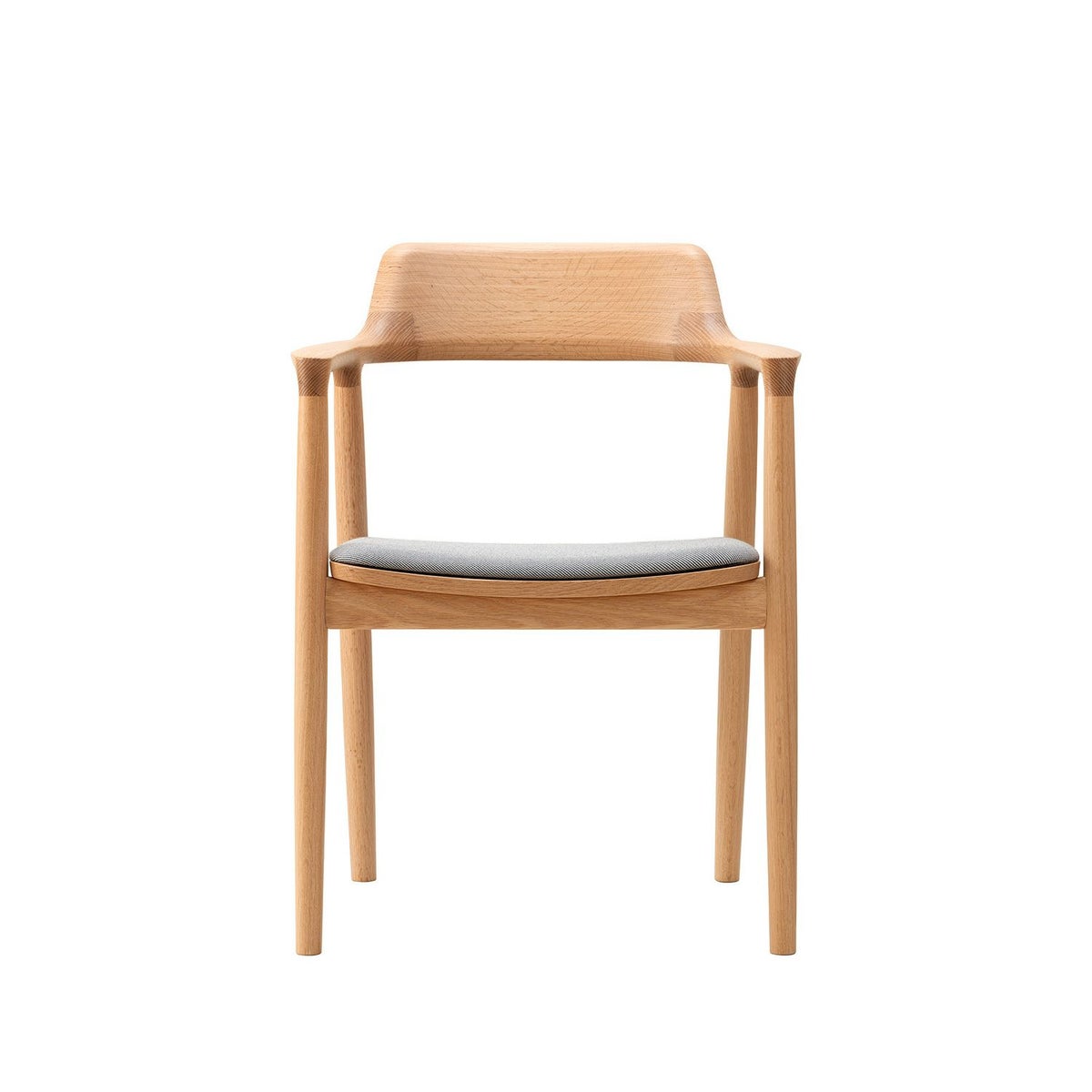 Maruni マルニ木工 MARUNI COLLECTION マルニコレクション HIROSHIMA ヒロシマ アームチェア レッドオーク 張座：ファブリック（M-01） デザイン：深澤 直人