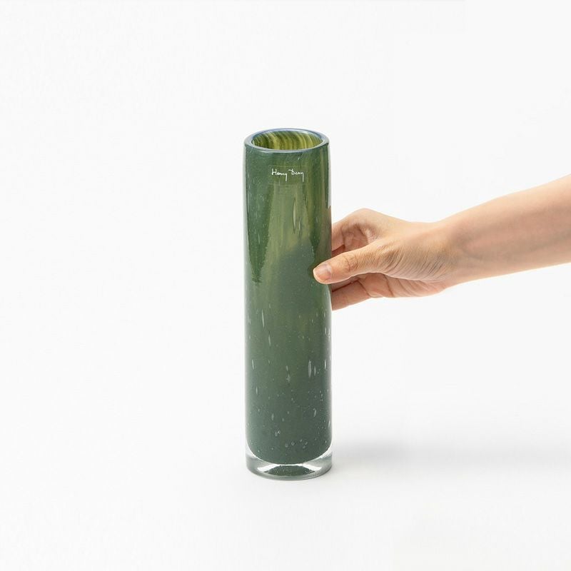 Henry Dean ヘンリー ディーン Pipe M パイプ M フラワーベース ハンドメイド ガラス 花器