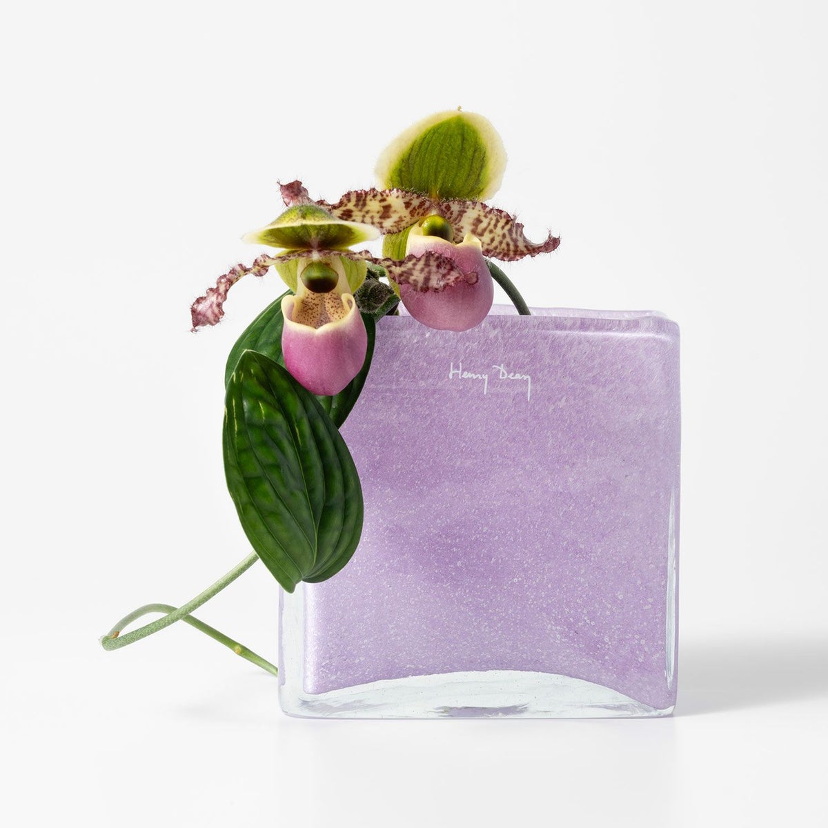 Henry Dean ヘンリー ディーン Square XS スクエア XS フラワーベース ハンドメイド ガラス 花器