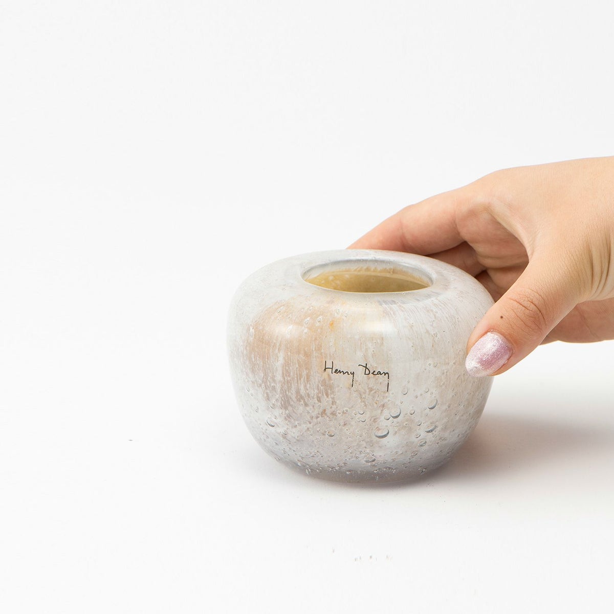 Henry Dean ヘンリー ディーン Drop S ドロップ S フラワーベース ハンドメイド ガラス 花器