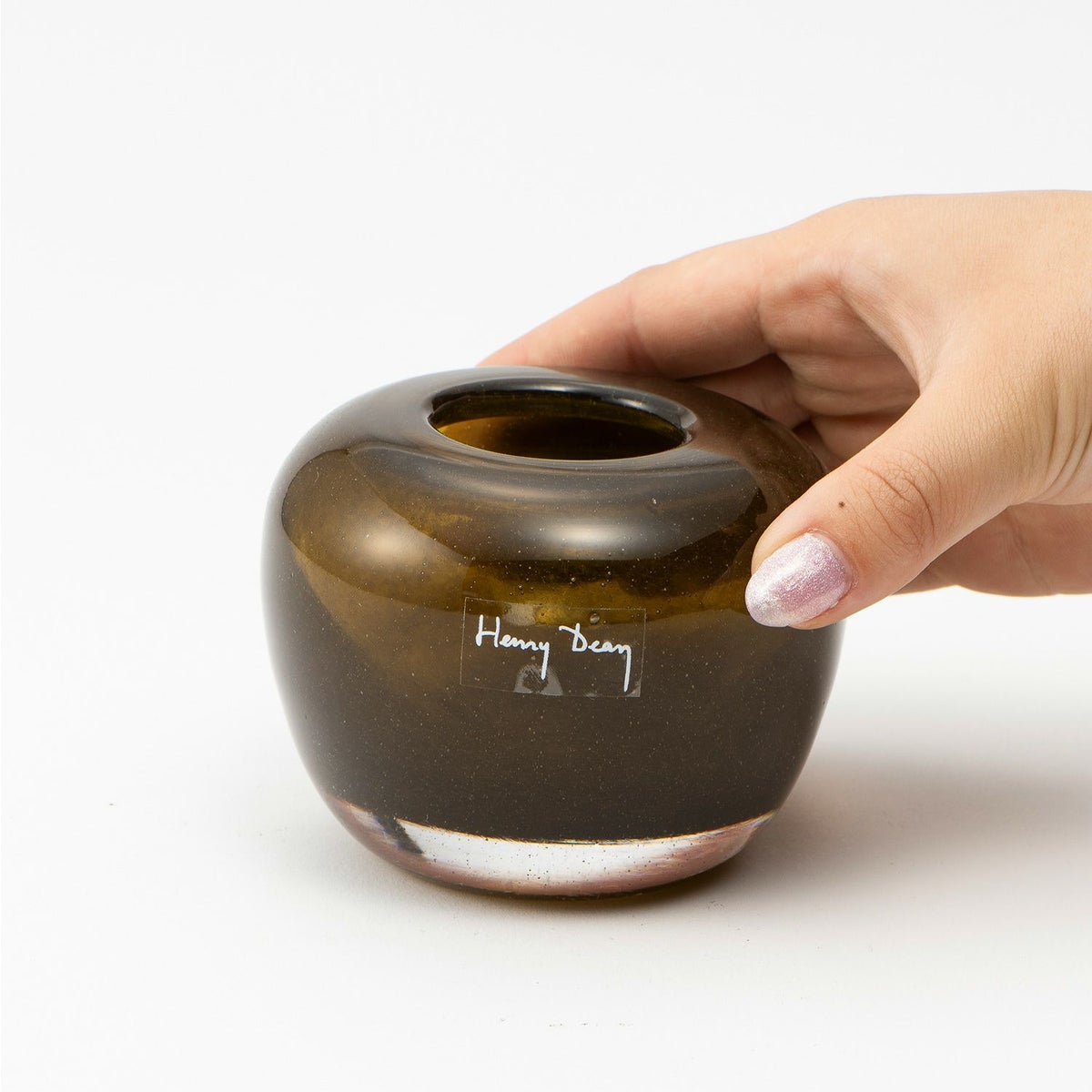 Henry Dean ヘンリー ディーン Drop S ドロップ S フラワーベース ハンドメイド ガラス 花器