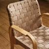 Artek アルテック 45 Armchair 45 アームチェア ラウンジチェア バーチ ナチュラルラッカー リネンウェビングテープ カラー：6色 アームレスト：ラタン巻き デザイン：アルヴァ・アアルト
