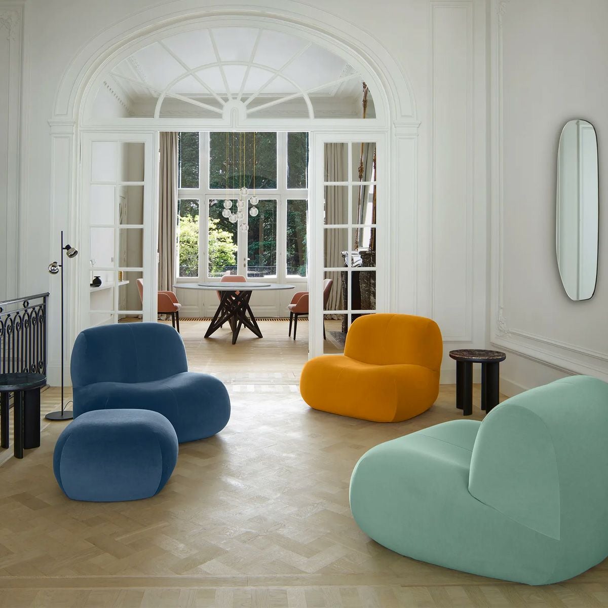 ligne roset リーン・ロゼ ROSETPukka ロゼプッカ 1P ソファ 1人掛け 専用ファブリック：MOBY、APPA デザイン：ヤブ・プッシェルベルグ