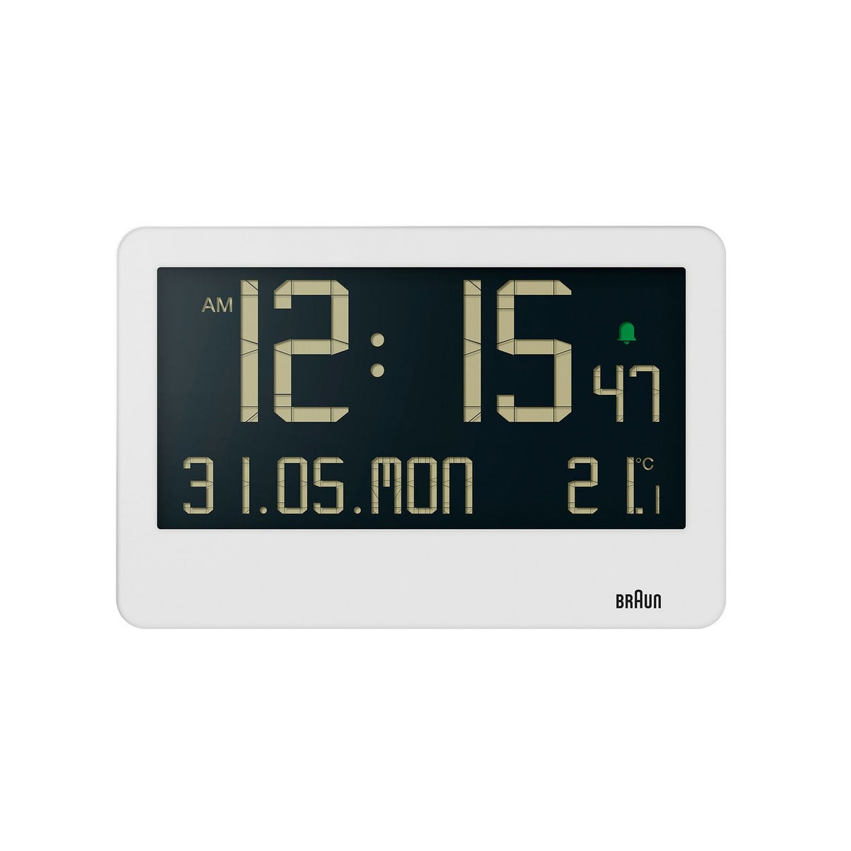 BRAUN ブラウン Digital Clock デジタルクロック 壁掛け時計 置き時計 BC14 カラー：2色