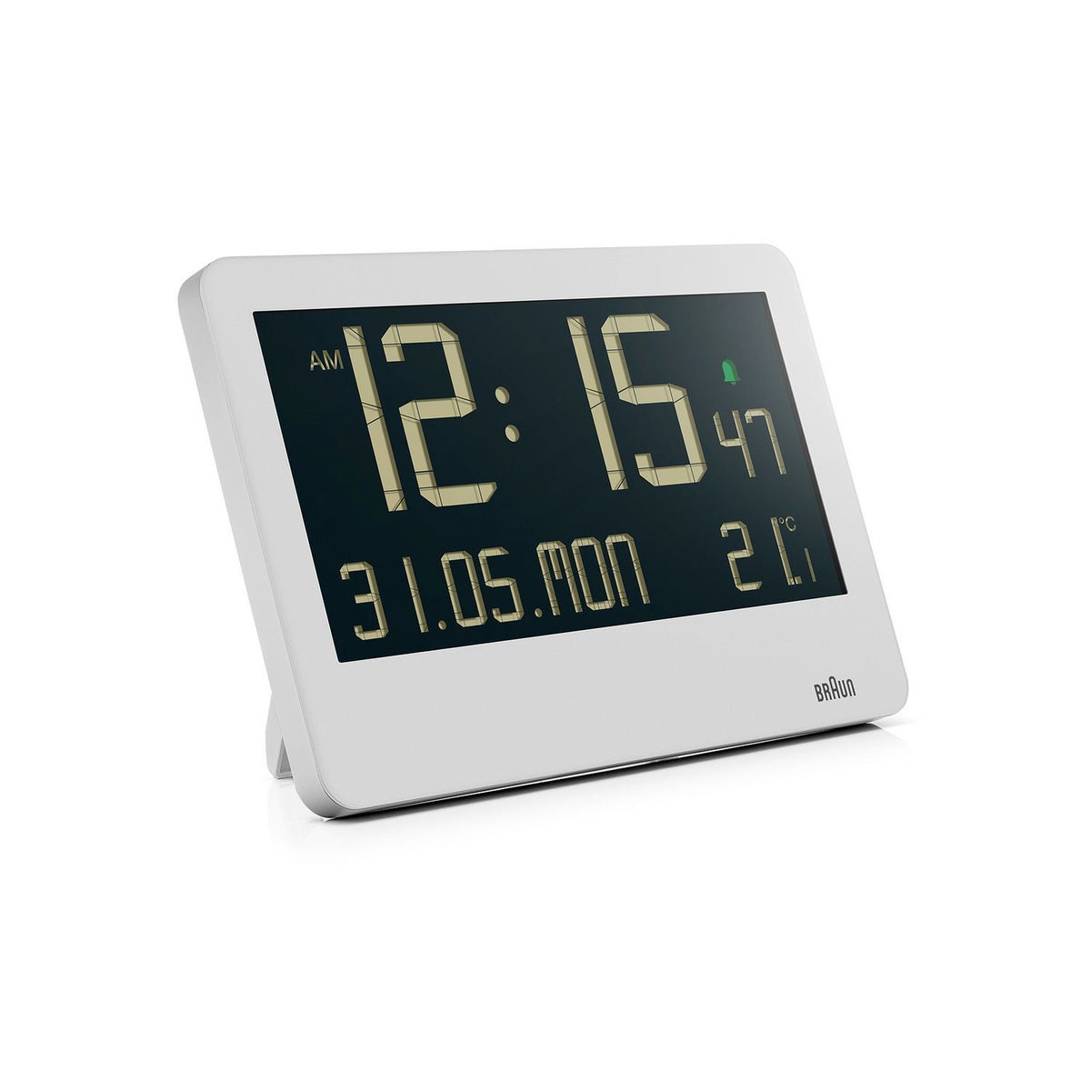 BRAUN ブラウン Digital Clock デジタルクロック 壁掛け時計 置き時計 BC14 カラー：2色