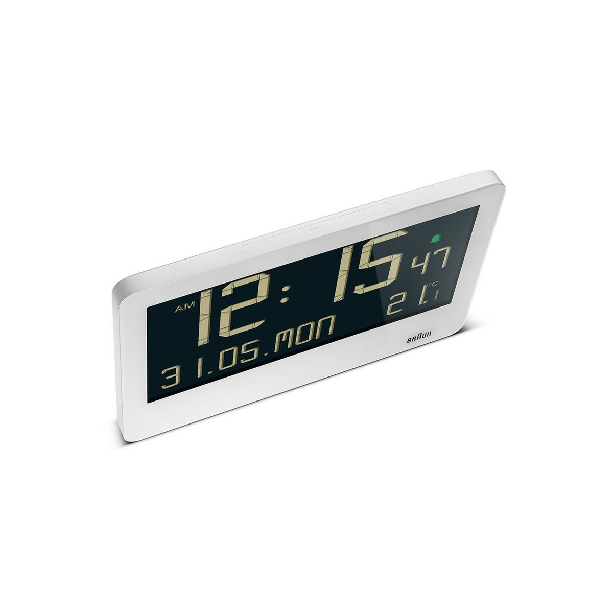 BRAUN ブラウン Digital Clock デジタルクロック 壁掛け時計 置き時計 BC14 カラー：2色