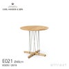Carl Hansen & Son カール・ハンセン＆サン E021 Embrace Lounge Table エンブレイス ラウンジテーブル コーヒーテーブル サイズ：Φ48×H48cm オーク オイル仕上げ 支柱：ステンレス デザイン：Eoos イーオス