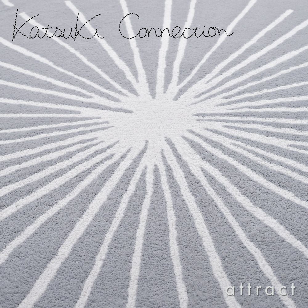 【アトラクト別注カラー】Katsuki Connection カツキ コネクション Rug ラグ INUUNIQ イニュニック コレクション HANA ハナ Sサイズ ウールラグ 非ミュージングウール デザイン：香月 裕子