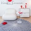 【アトラクト別注カラー】Katsuki Connection カツキ コネクション Rug ラグ INUUNIQ イニュニック コレクション HANA ハナ Sサイズ ウールラグ 非ミュージングウール デザイン：香月 裕子
